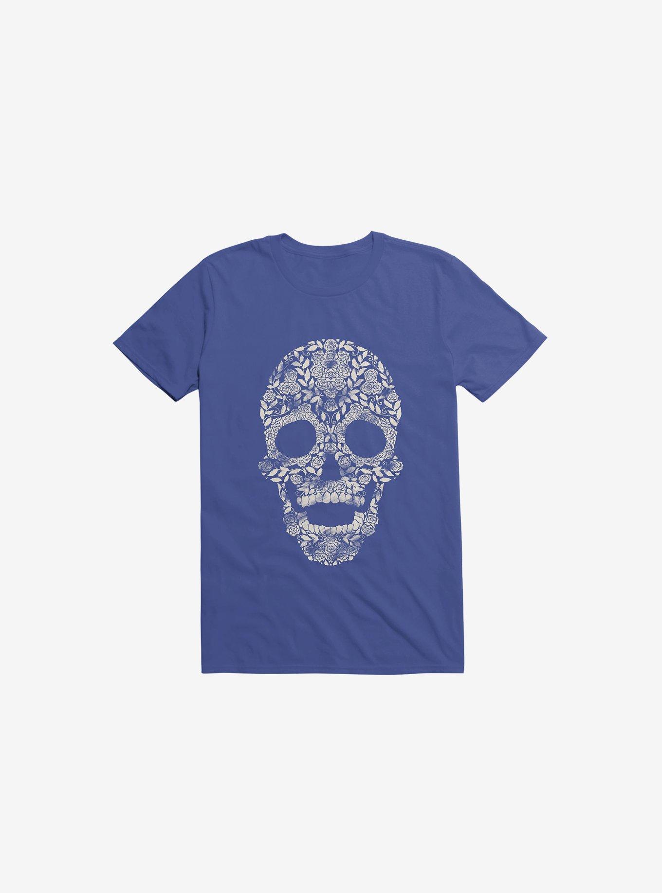 Feraenaturae Skull Royal Blue T-Shirt, , hi-res
