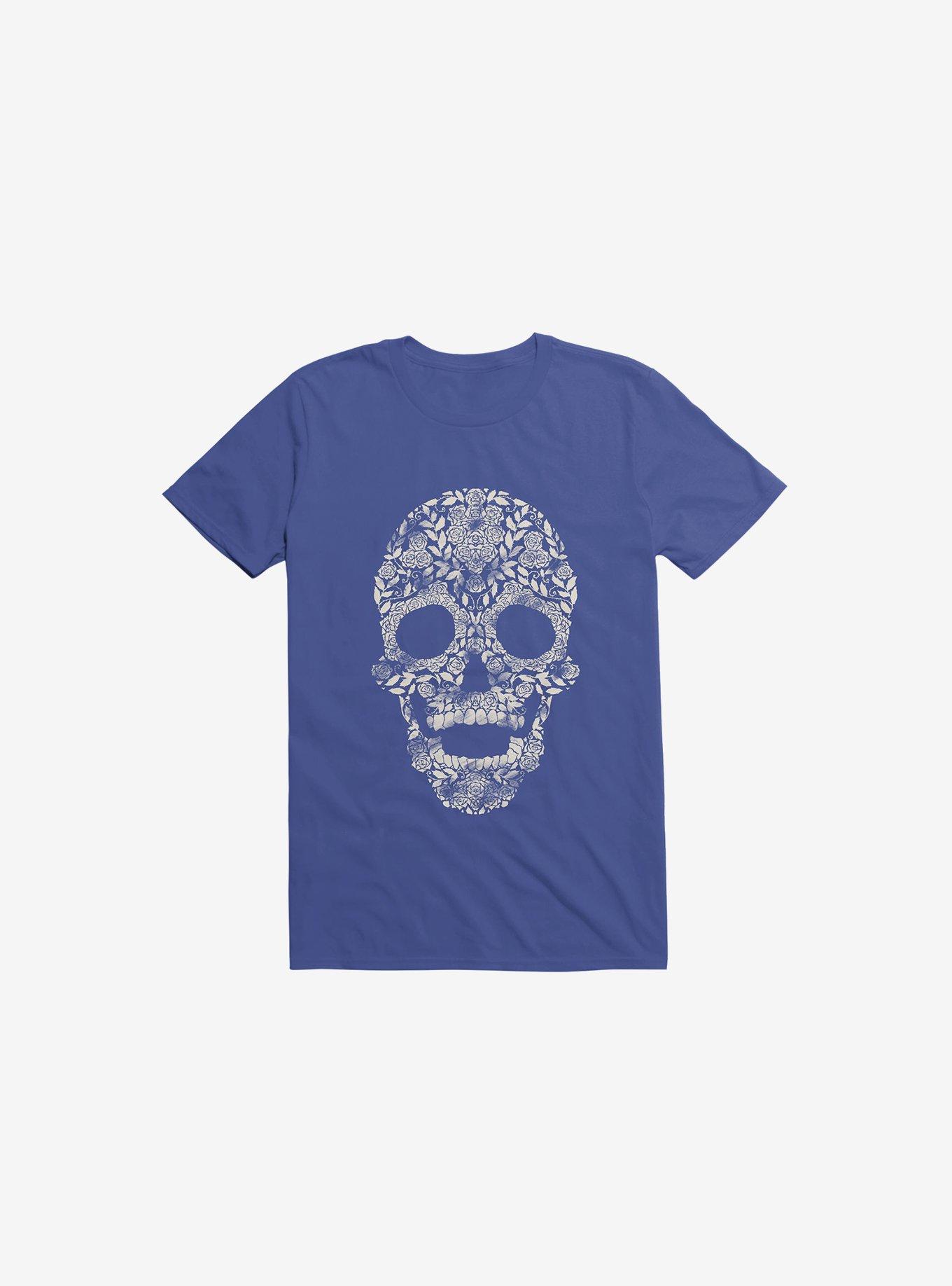 Feraenaturae Skull Royal Blue T-Shirt, ROYAL, hi-res