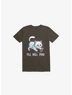 I'll Kill You Brown T-Shirt, , hi-res