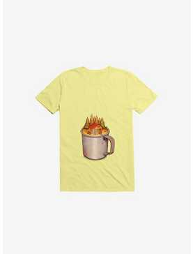 My Camp Of Tea Corn Silk Yellow T-Shirt, , hi-res