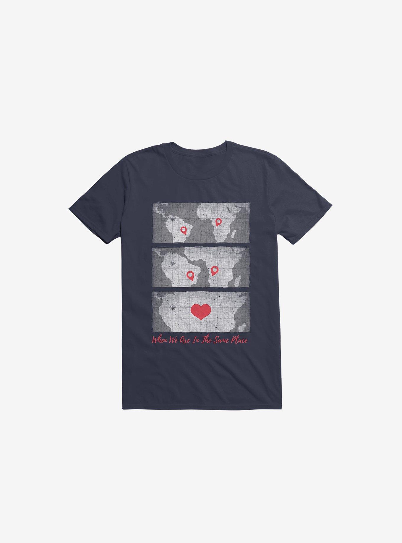 When We Are In The Same Place Navy Blue T-Shirt, , hi-res