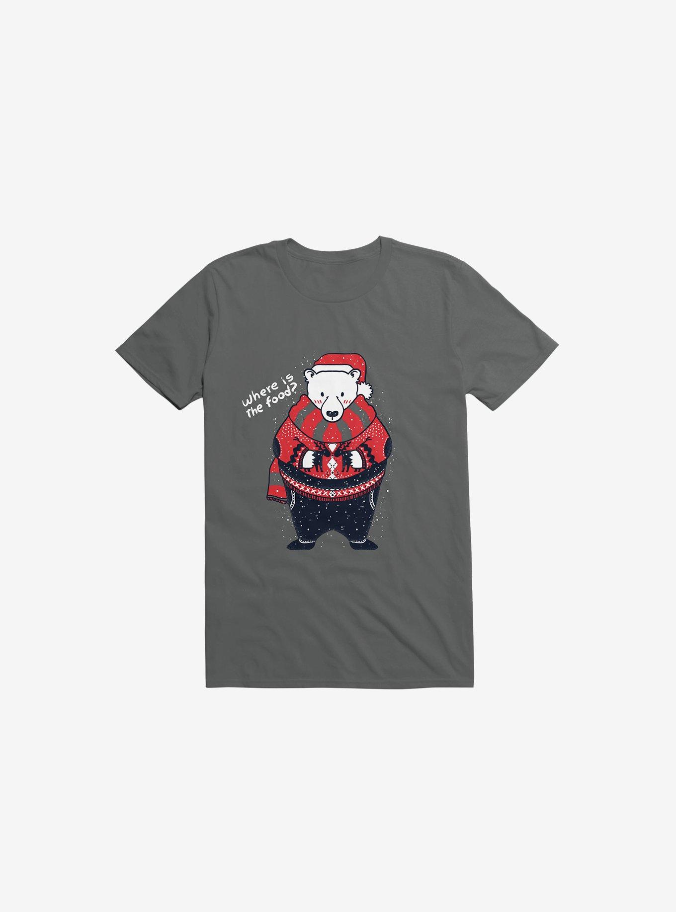 Where Is The Food? T-Shirt, CHARCOAL, hi-res