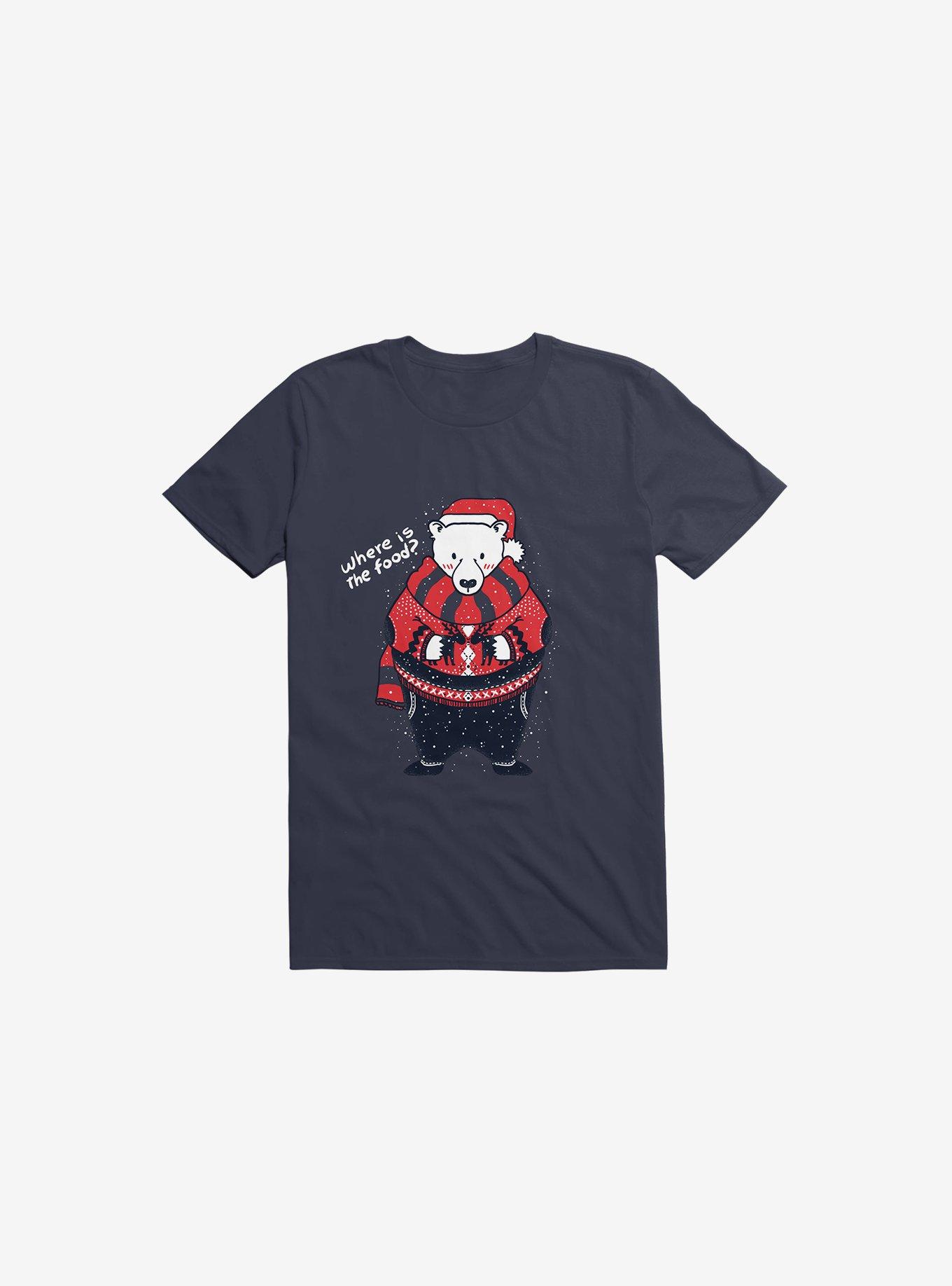 Where Is The Food? T-Shirt, NAVY, hi-res