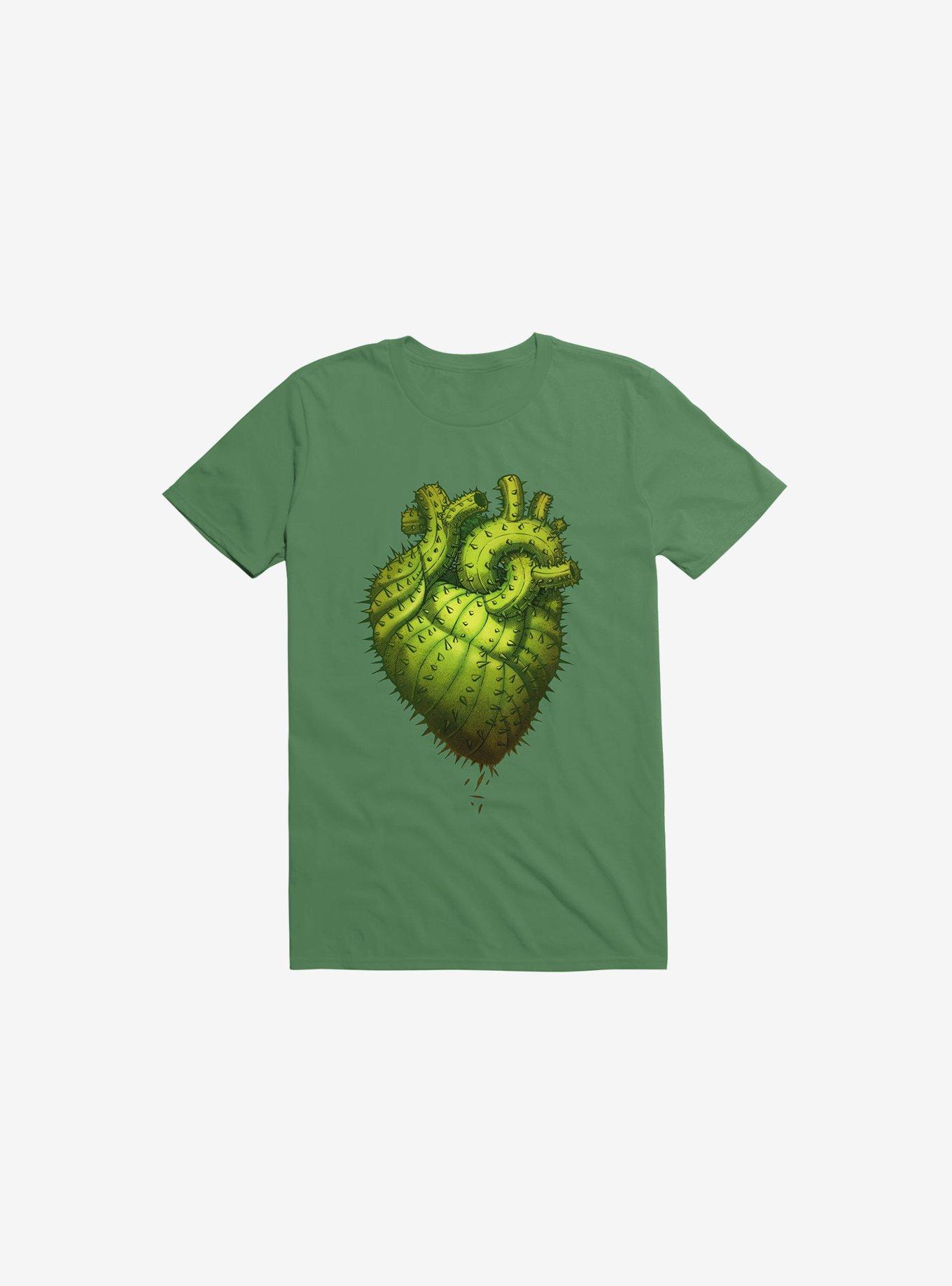 Cactus Heart Kelly Green T-Shirt, , hi-res