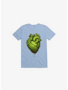 Cactus Heart Light Blue T-Shirt, , hi-res