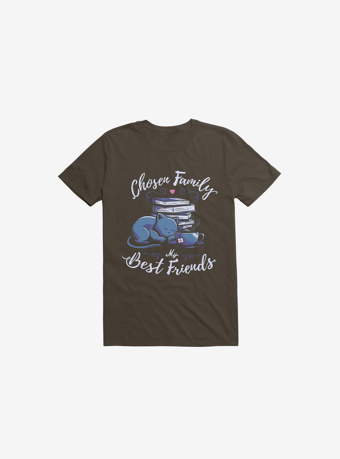 Chosen Family My Best Friends Brown T-Shirt, , hi-res