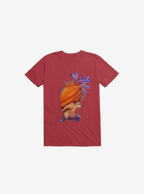 Pop Hearts T-Shirt Haute Red main image 1