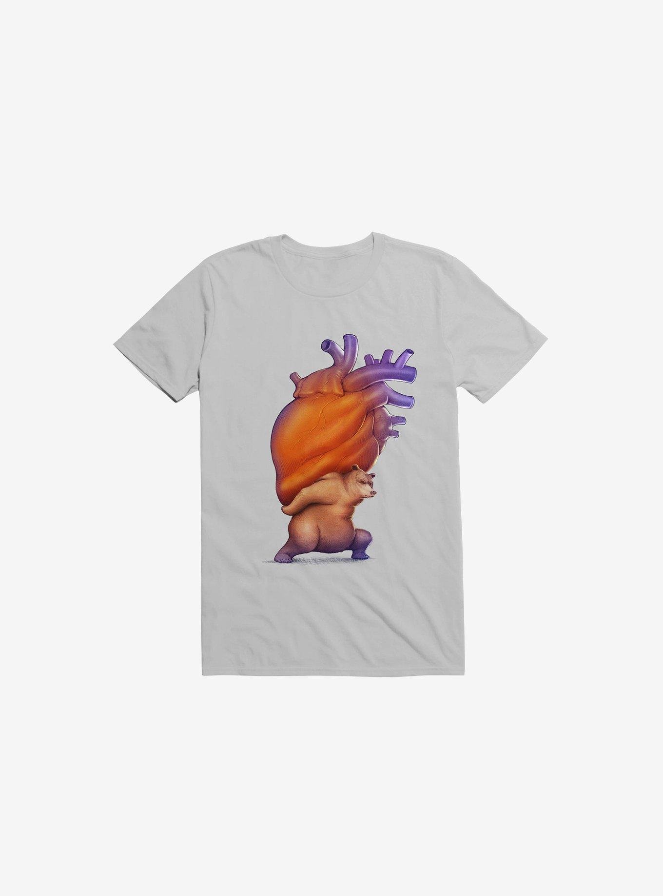 Heavy Heart Ice Grey T-Shirt