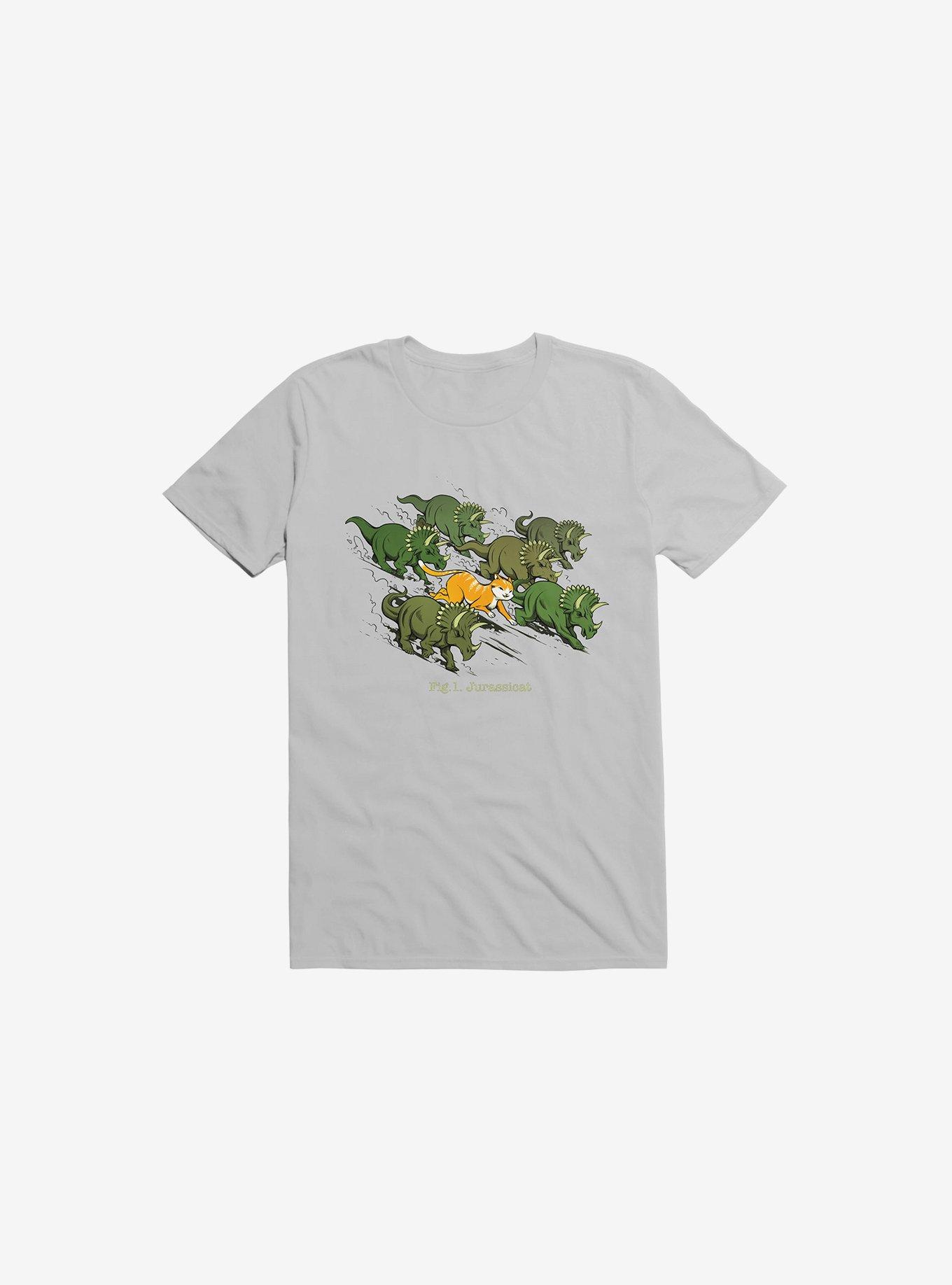 Jurassicats Ice Grey T-Shirt, , hi-res