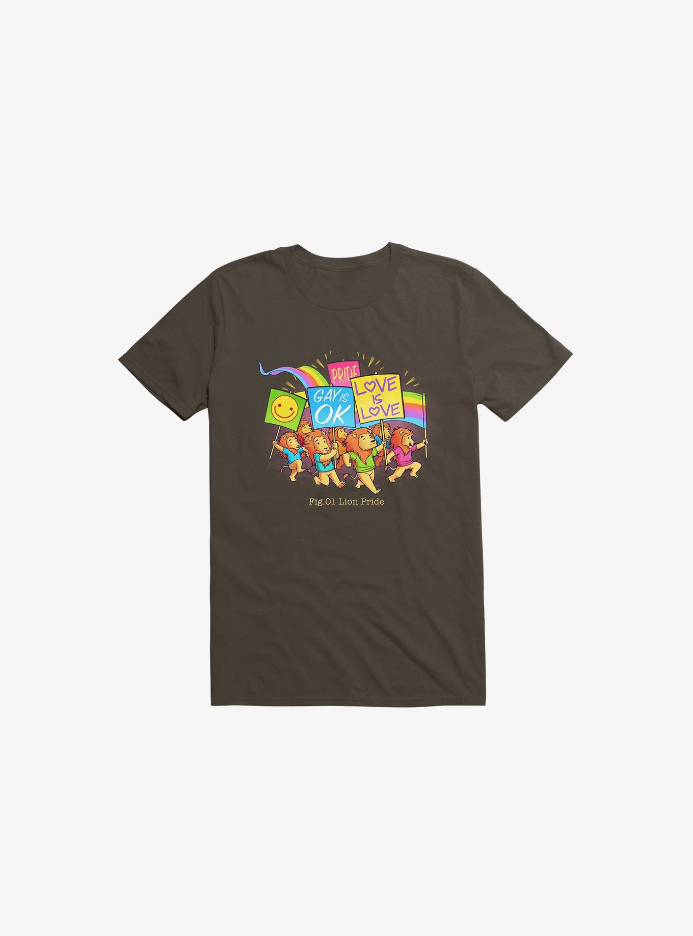 Lion Pride Brown T-Shirt, , hi-res