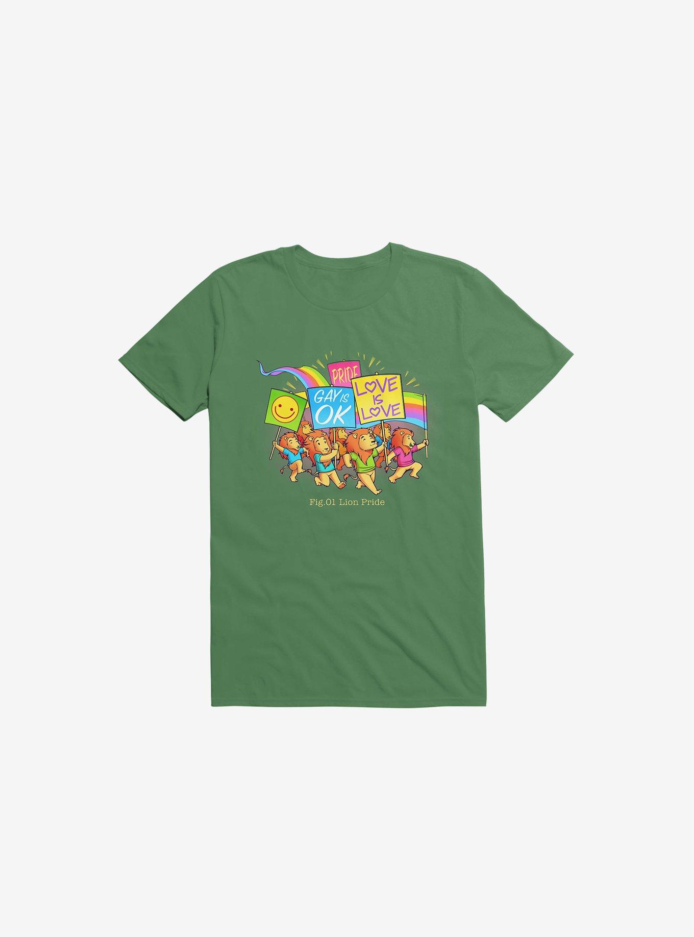 Lion Pride Kelly Green T-Shirt