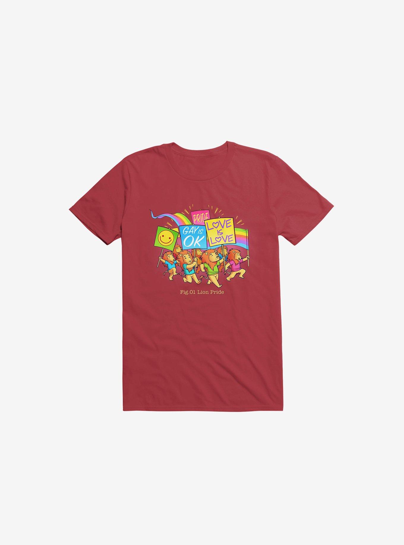 Lion Pride Red T-Shirt