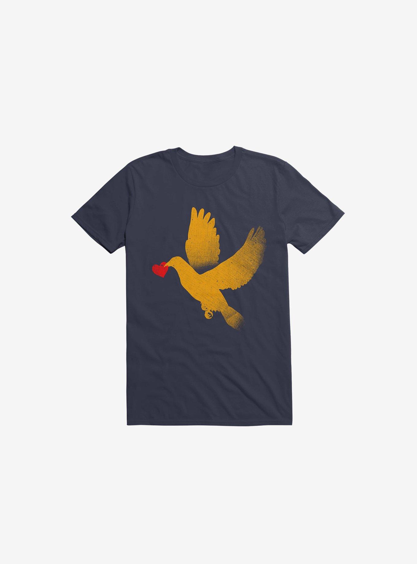 Love Navy Blue T-Shirt, , hi-res