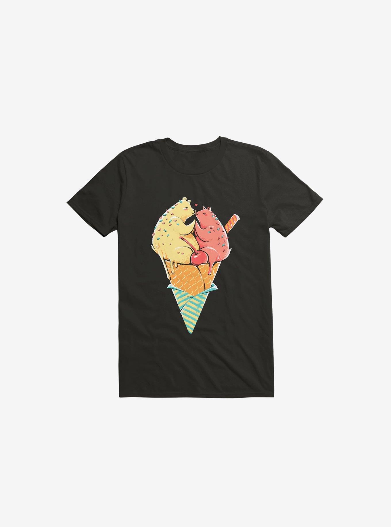 Me Melting Black T-Shirt, , hi-res