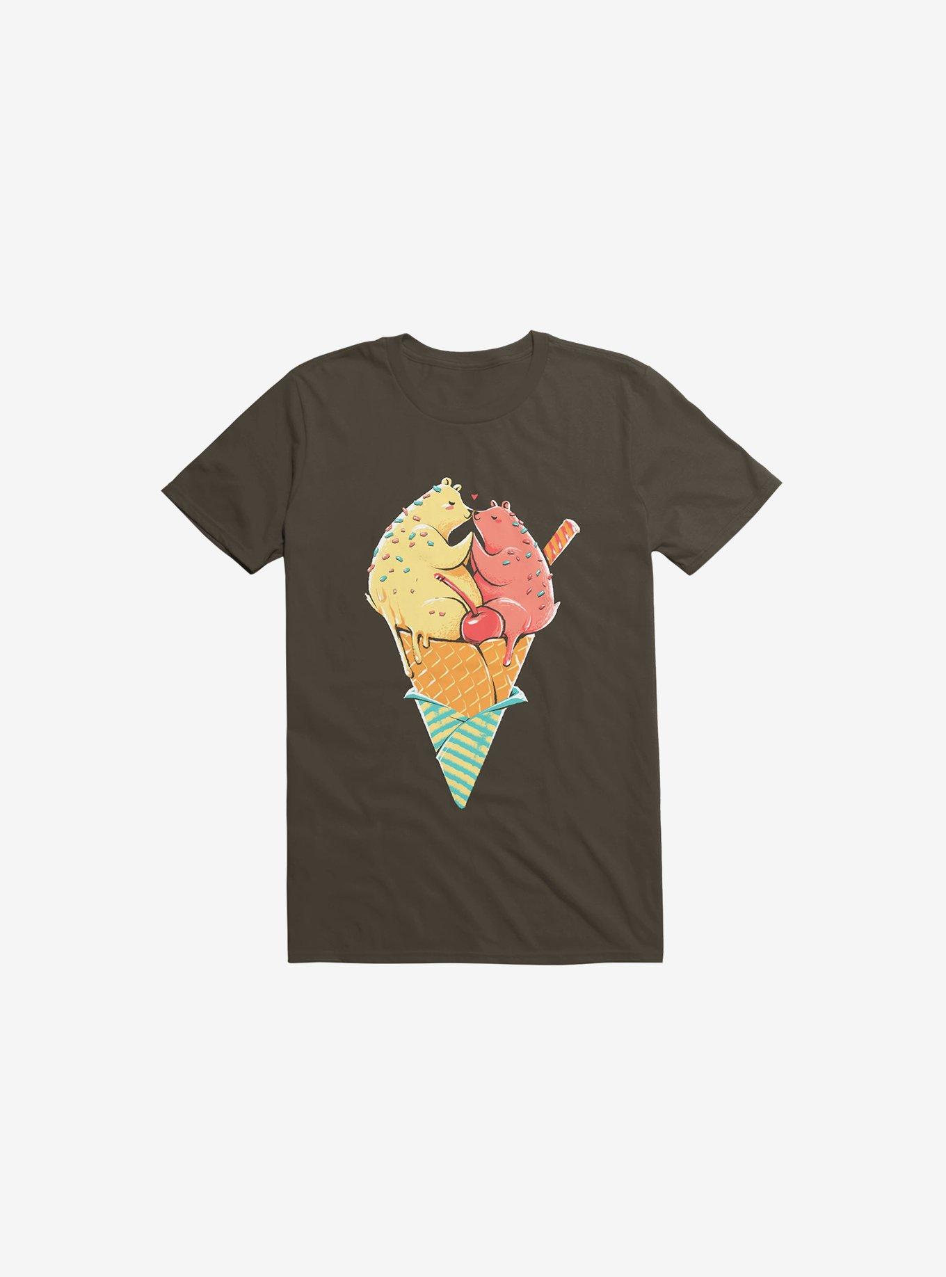 Me Melting Brown T-Shirt, BROWN, hi-res
