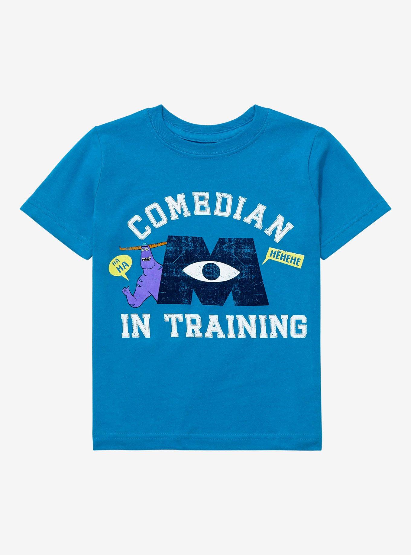Disney Pixar Monsters at Work Comedian in Training Toddler T-Shirt - BoxLunch Exclusive, LIGHT BLUE, hi-res