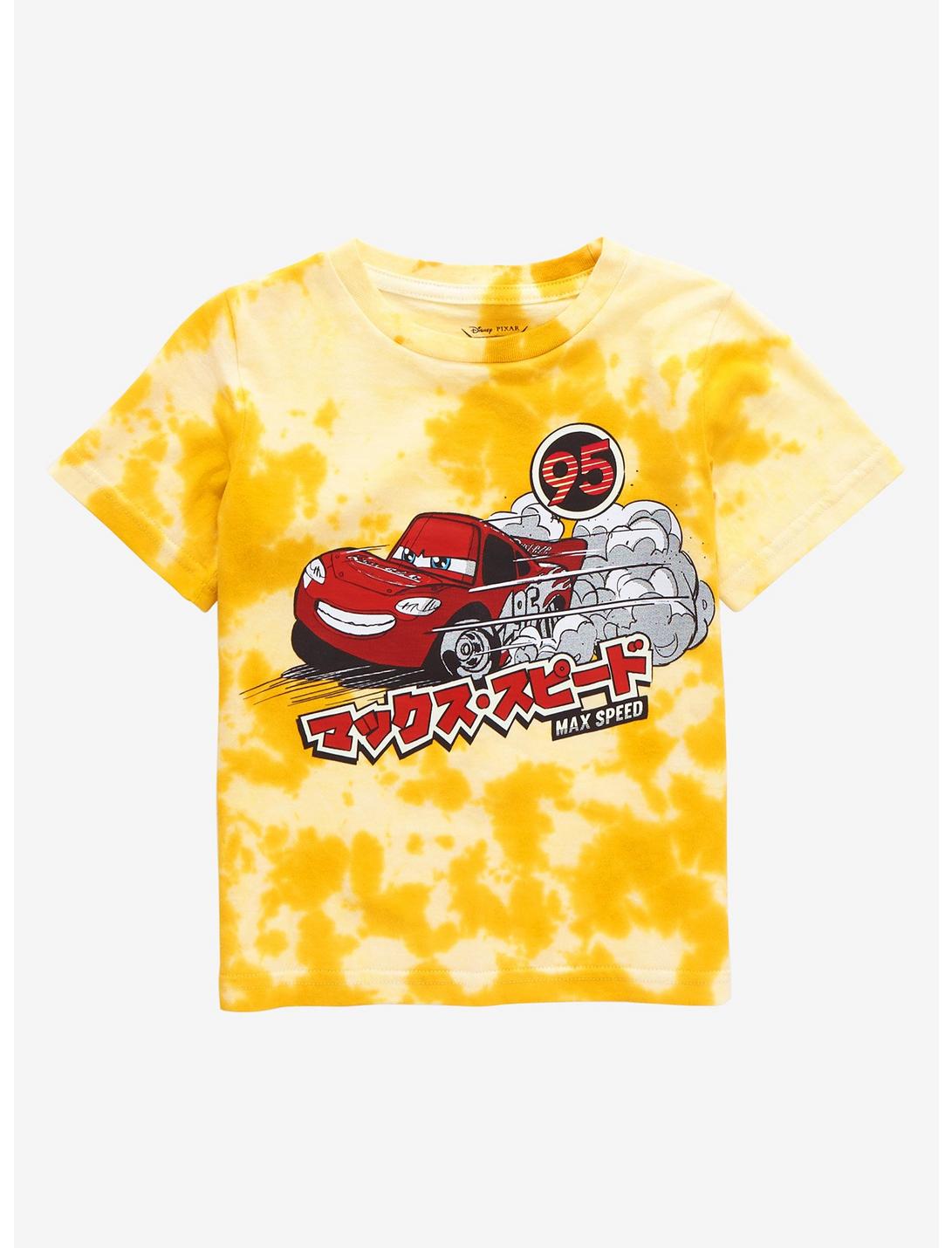 Disney Pixar Cars Lightning McQueen Max Speed Tie-Dye Toddler T-Shirt -  BoxLunch Exclusive | BoxLunch