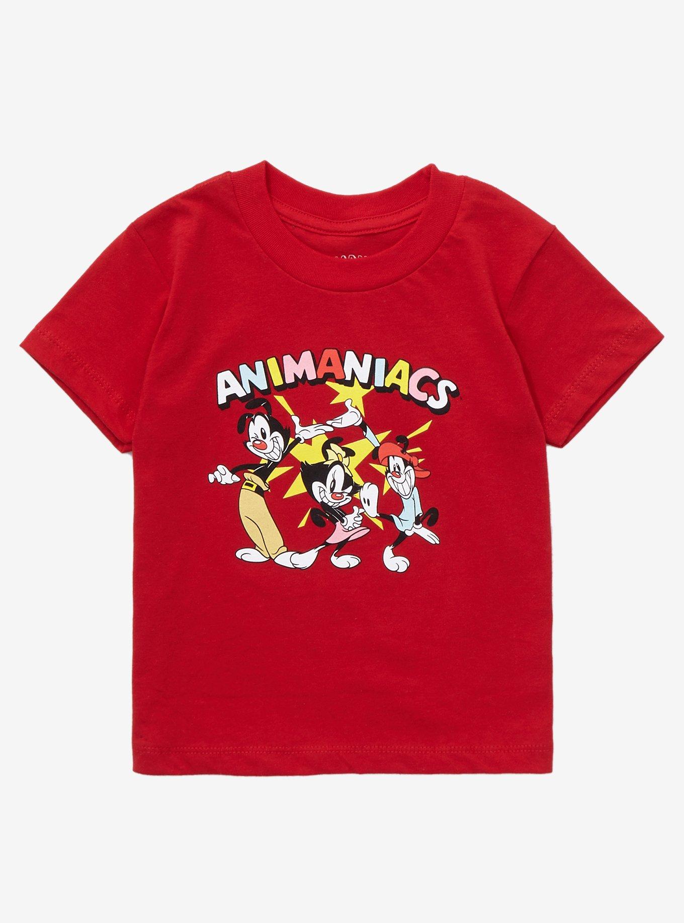 Animaniacs Warner Siblings Toddler T-Shirt - BoxLunch Exclusive, RED, hi-res