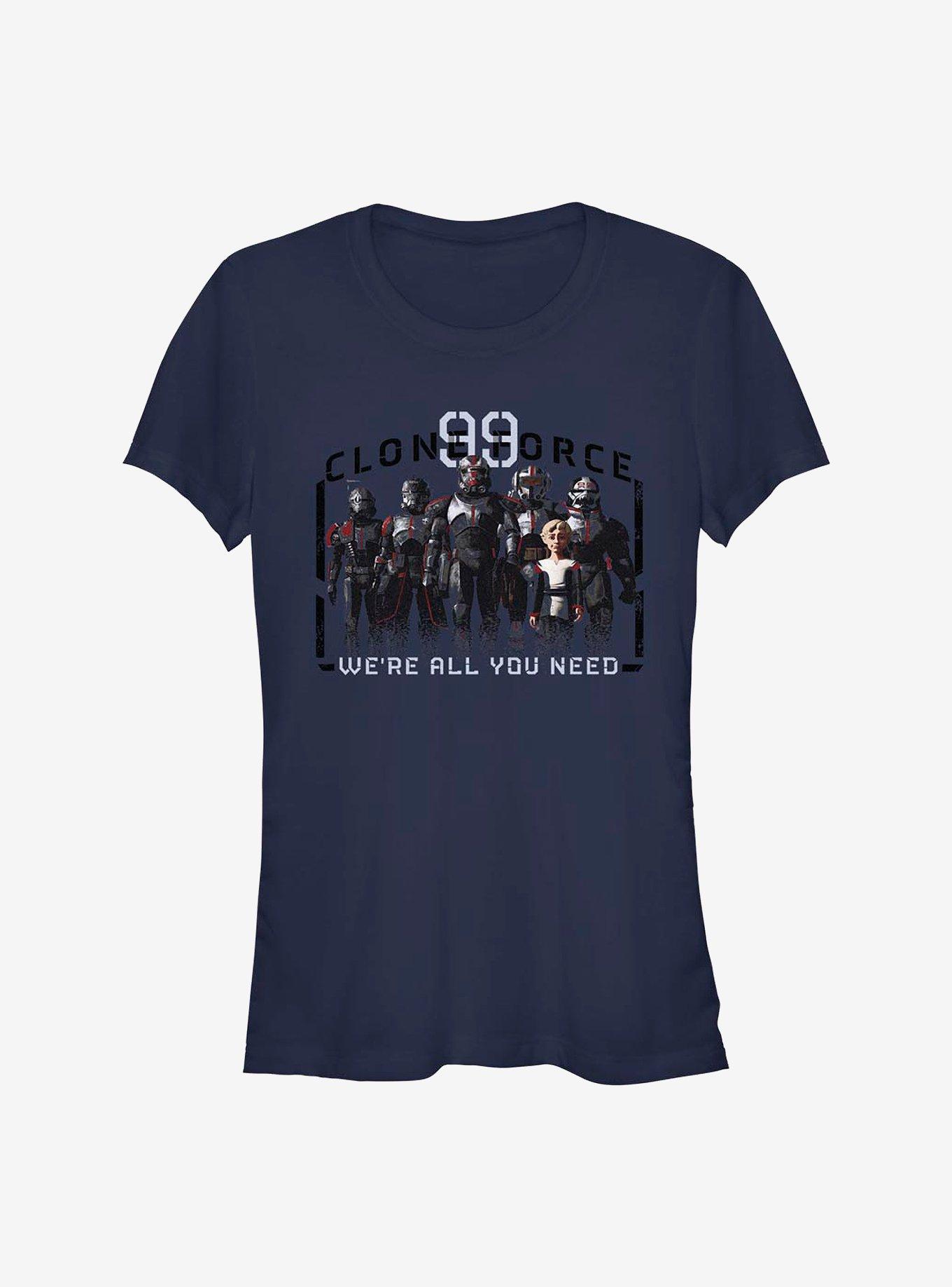 Star Wars: The Bad Batch Clone Force 99 All You Need Girls T-Shirt, , hi-res