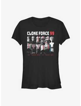Star Wars: The Bad Batch Clone Force 99 Group Girls T-Shirt Hot Topic Exclusive, , hi-res