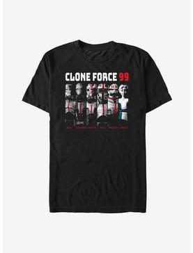 Star Wars: The Bad Batch Clone Force 99 Group T-Shirt Hot Topic Exclusive, , hi-res