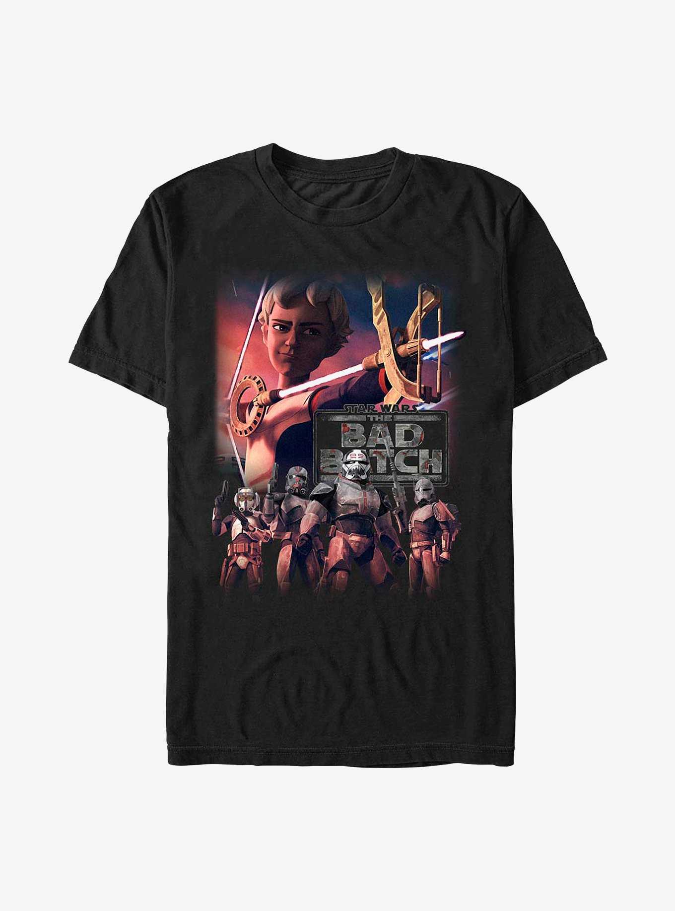 Star Wars: The Bad Batch Omega Poster T-Shirt, , hi-res