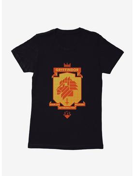Harry Potter Gryffindor Gold Shield Pixel Logo Womens T-Shirt, , hi-res