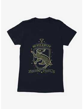 Hary Potter Hufflepuff Sketch Shield Womens T-Shirt, , hi-res