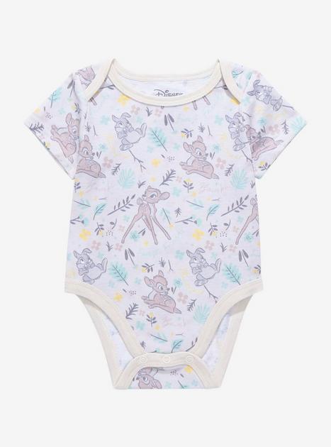 Disney Bambi Thumper & Bambi Allover Print Infant One-Piece - BoxLunch ...