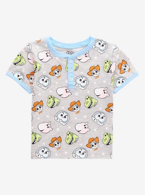 Disney Pixar Toy Story Chibi Characters Toddler Henley T-Shirt ...