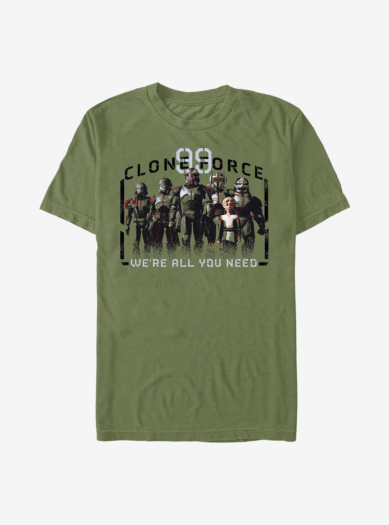 Star Wars: The Bad Batch Clone Force We're All You Need T-Shirt