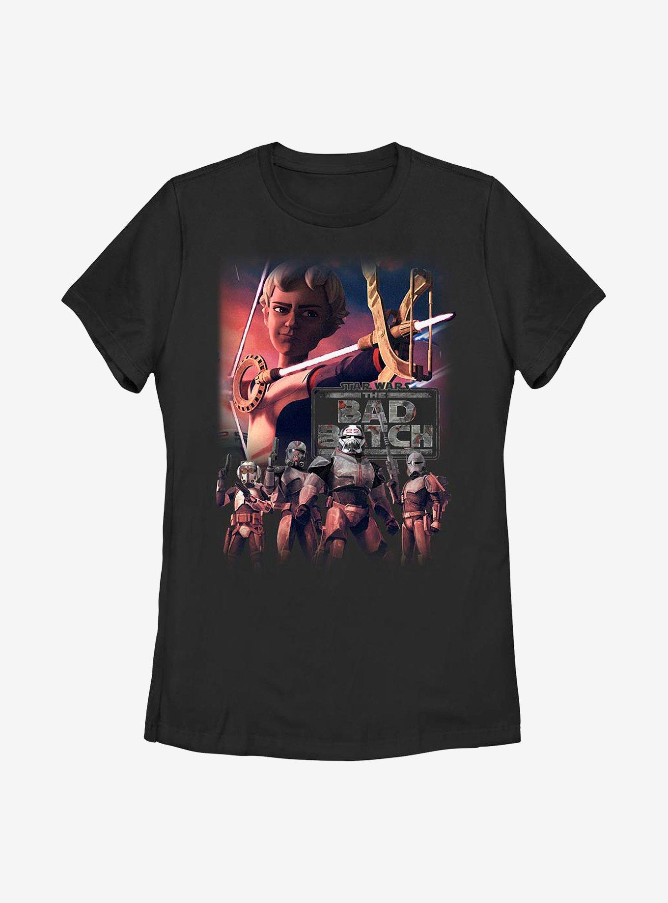 Star Wars: The Bad Batch Omega Poster Womens T-Shirt, , hi-res