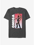 Star Wars: The Bad Batch Omega Bow Pose T-Shirt, CHARCOAL, hi-res