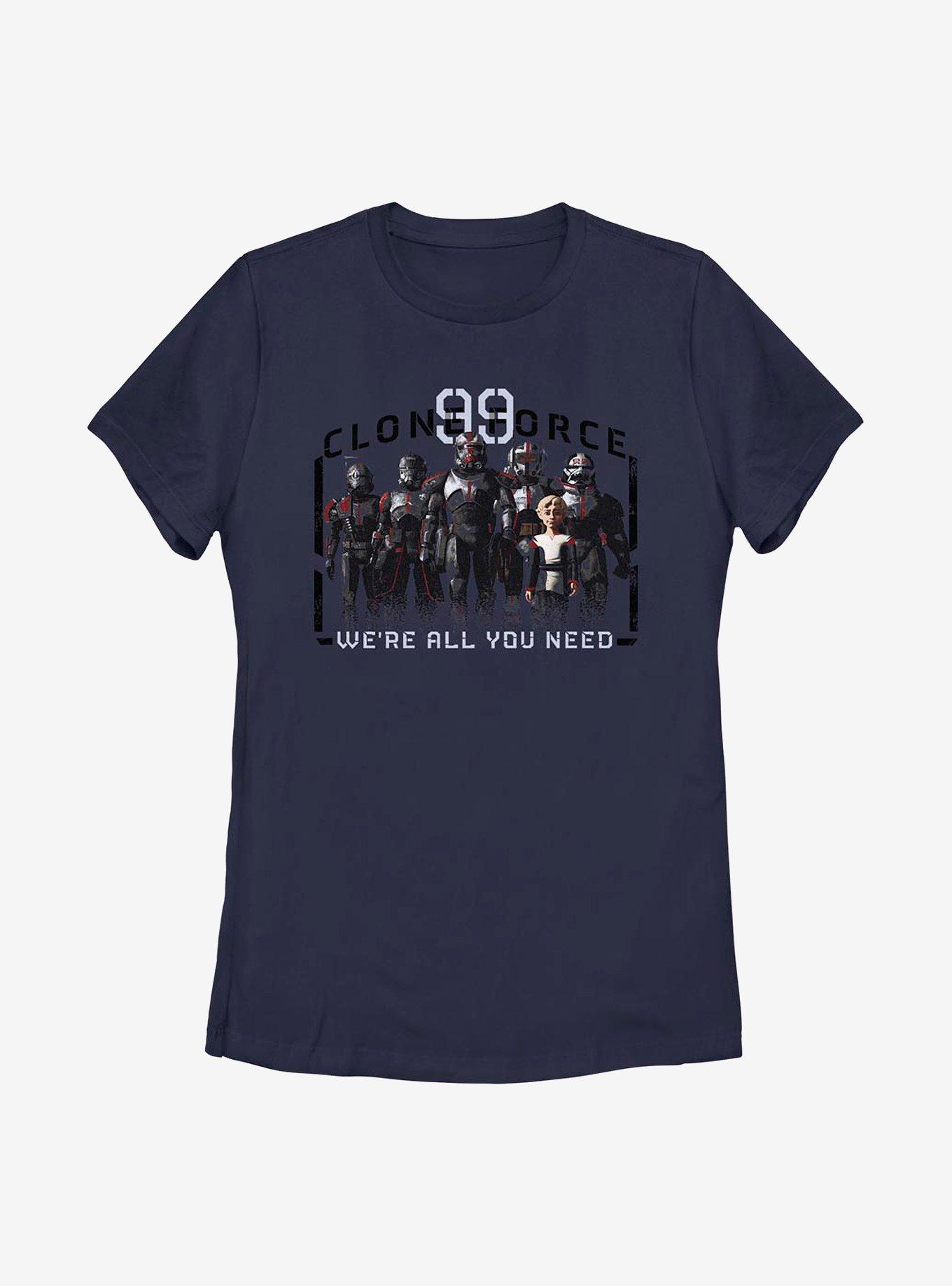 Star Wars: The Bad Batch Clone Force We're All You Need Womens T-Shirt, , hi-res