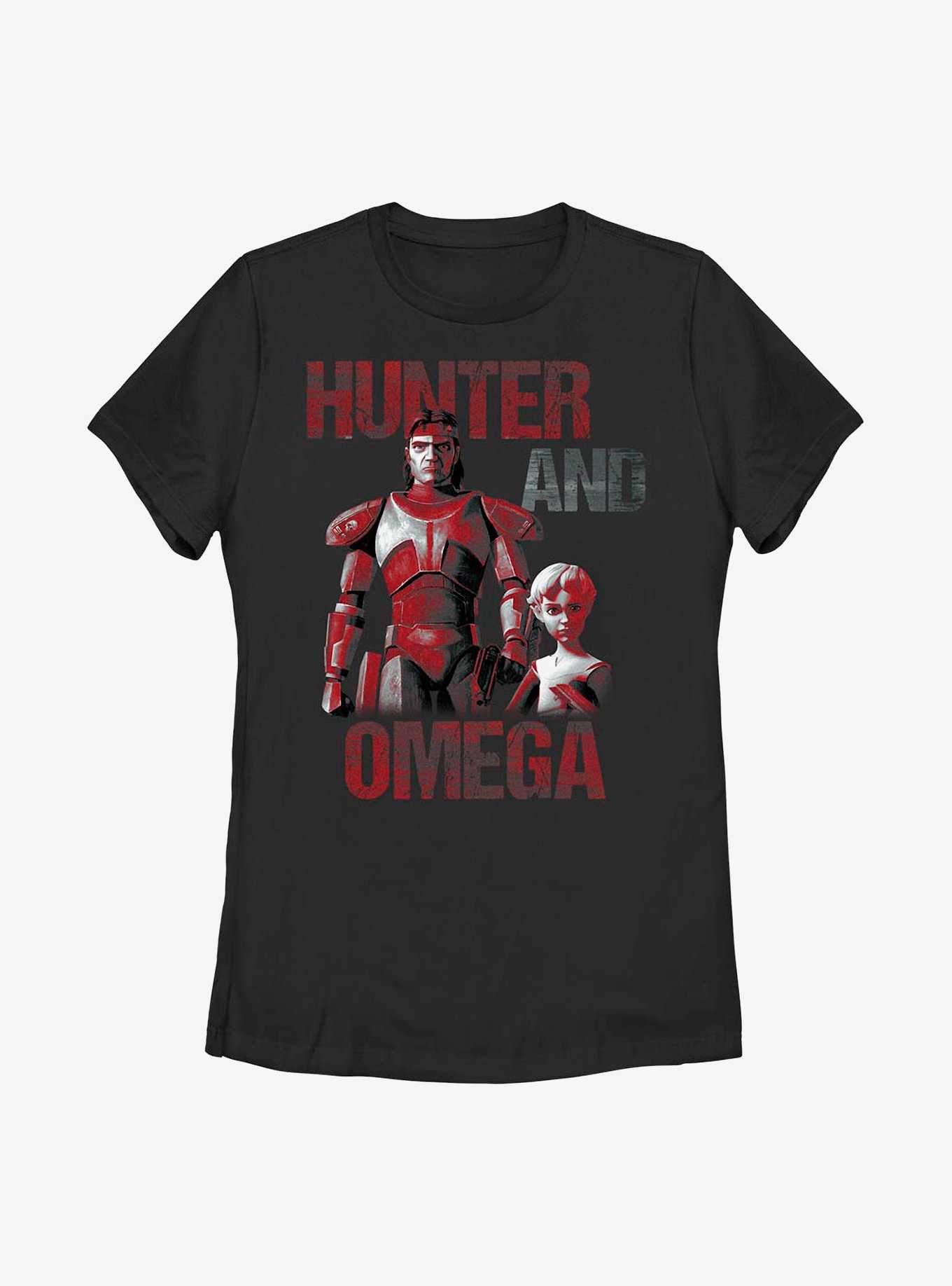 Star Wars: The Bad Batch Hunter And Omega Womens T-Shirt, , hi-res