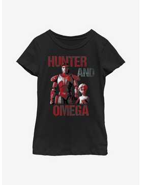 Star Wars: The Bad Batch Hunter And Omega Youth Girls T-Shirt, , hi-res