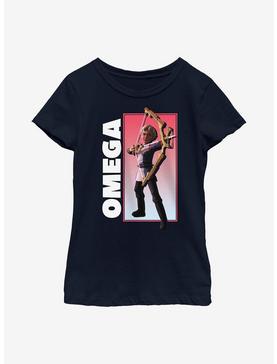 Star Wars: The Bad Batch Omega Bow Pose Youth Girls T-Shirt, , hi-res