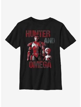 Star Wars: The Bad Batch Hunter And Omega Youth T-Shirt, , hi-res