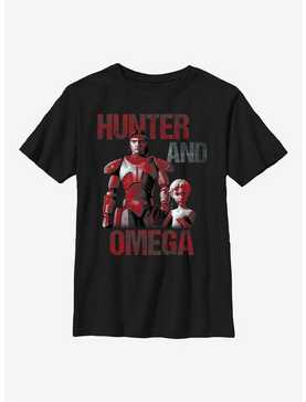 Star Wars: The Bad Batch Hunter And Omega Youth T-Shirt, , hi-res