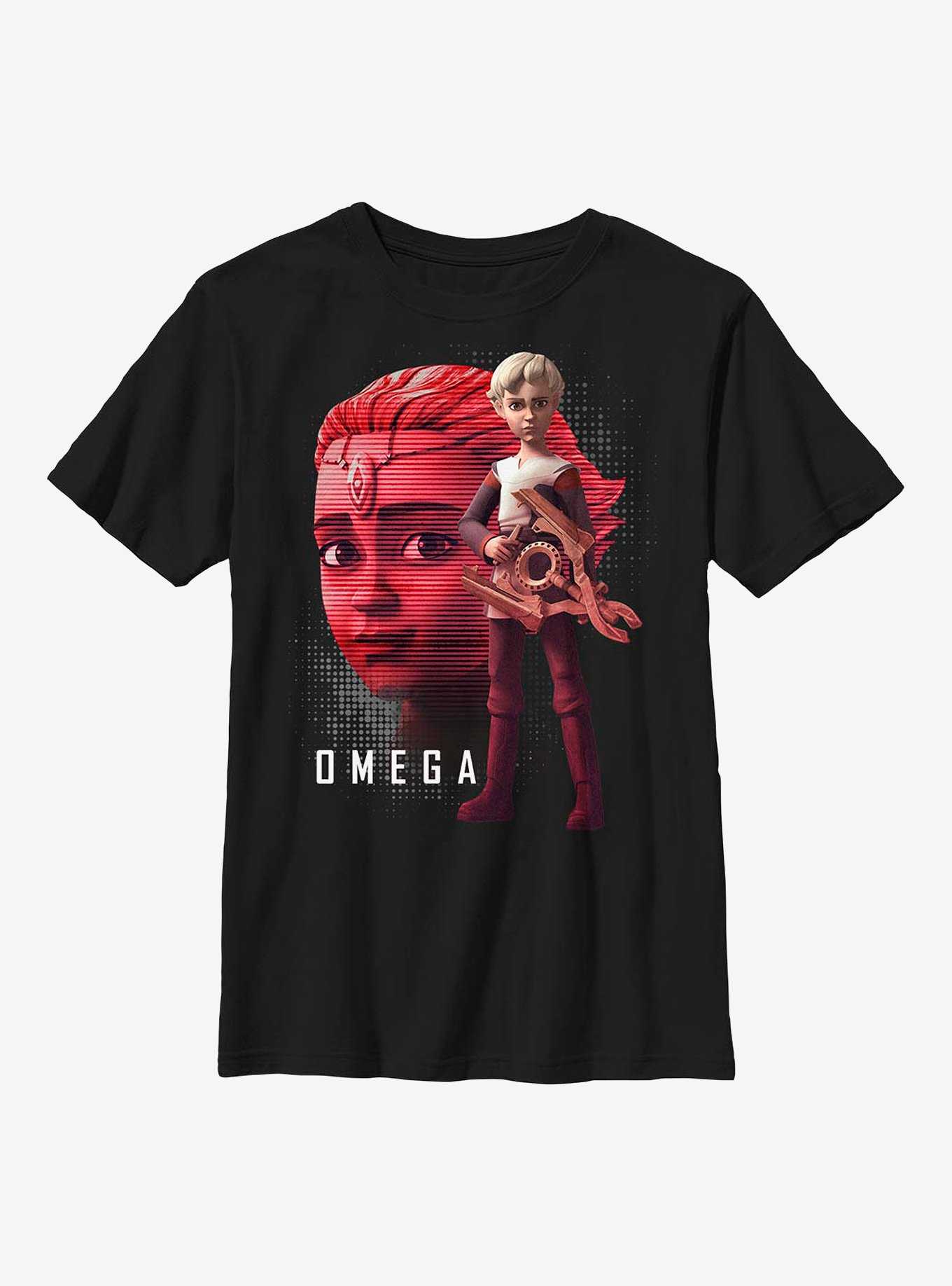 Star Wars: The Bad Batch Omega Face Youth T-Shirt, , hi-res