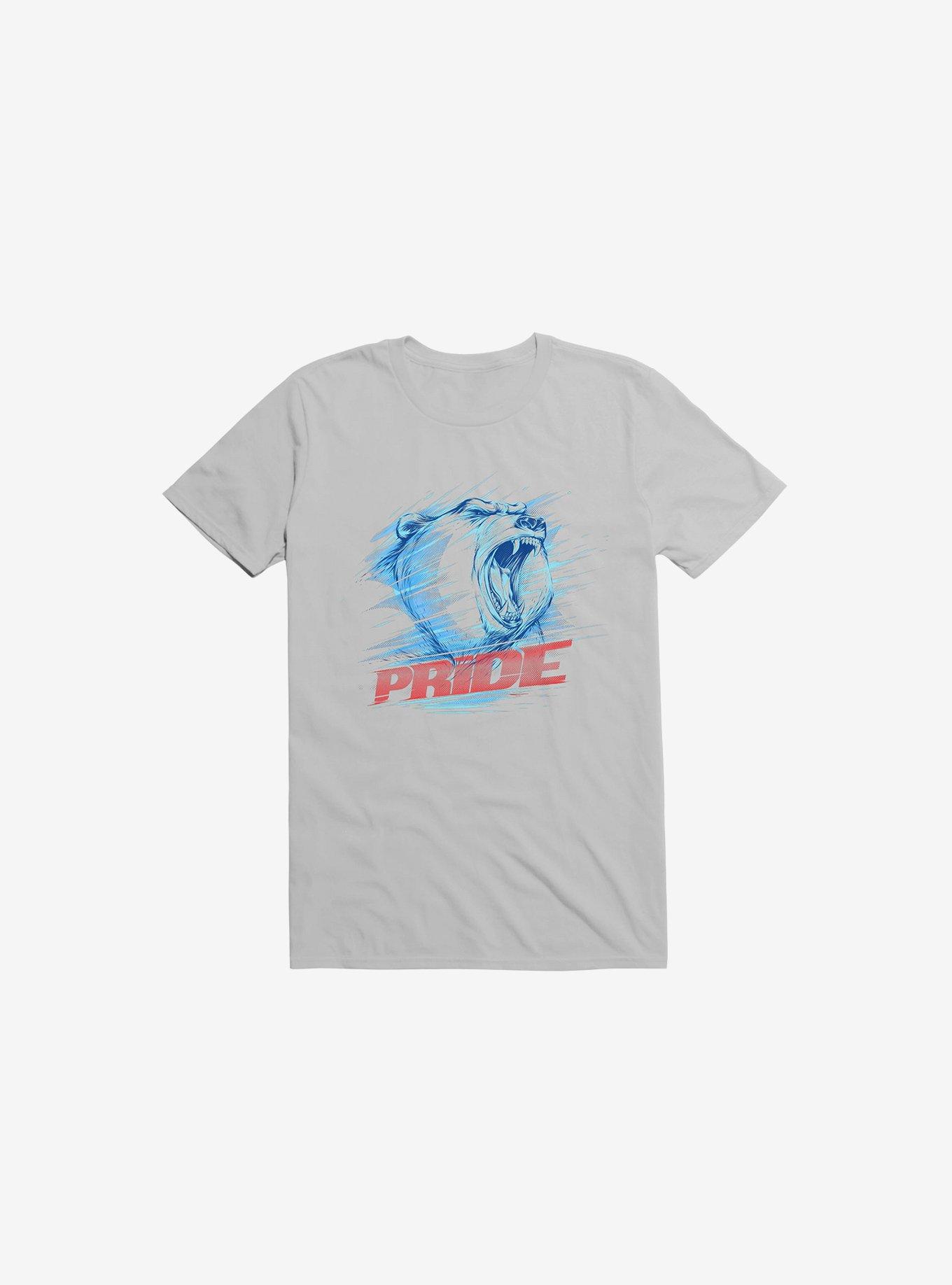 Bear Pride Ice Grey T-Shirt, , hi-res