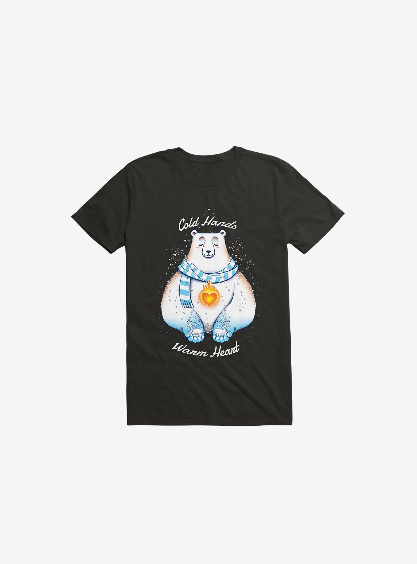 Cold Hands, Warm Heart Black T-Shirt, , hi-res