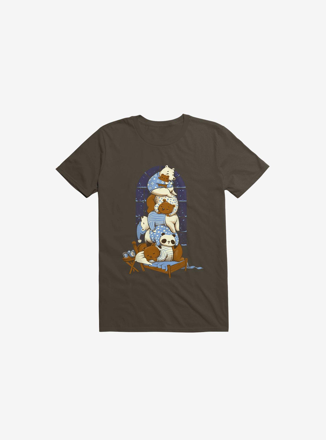 Good Night Bears Brown T-Shirt, BROWN, hi-res