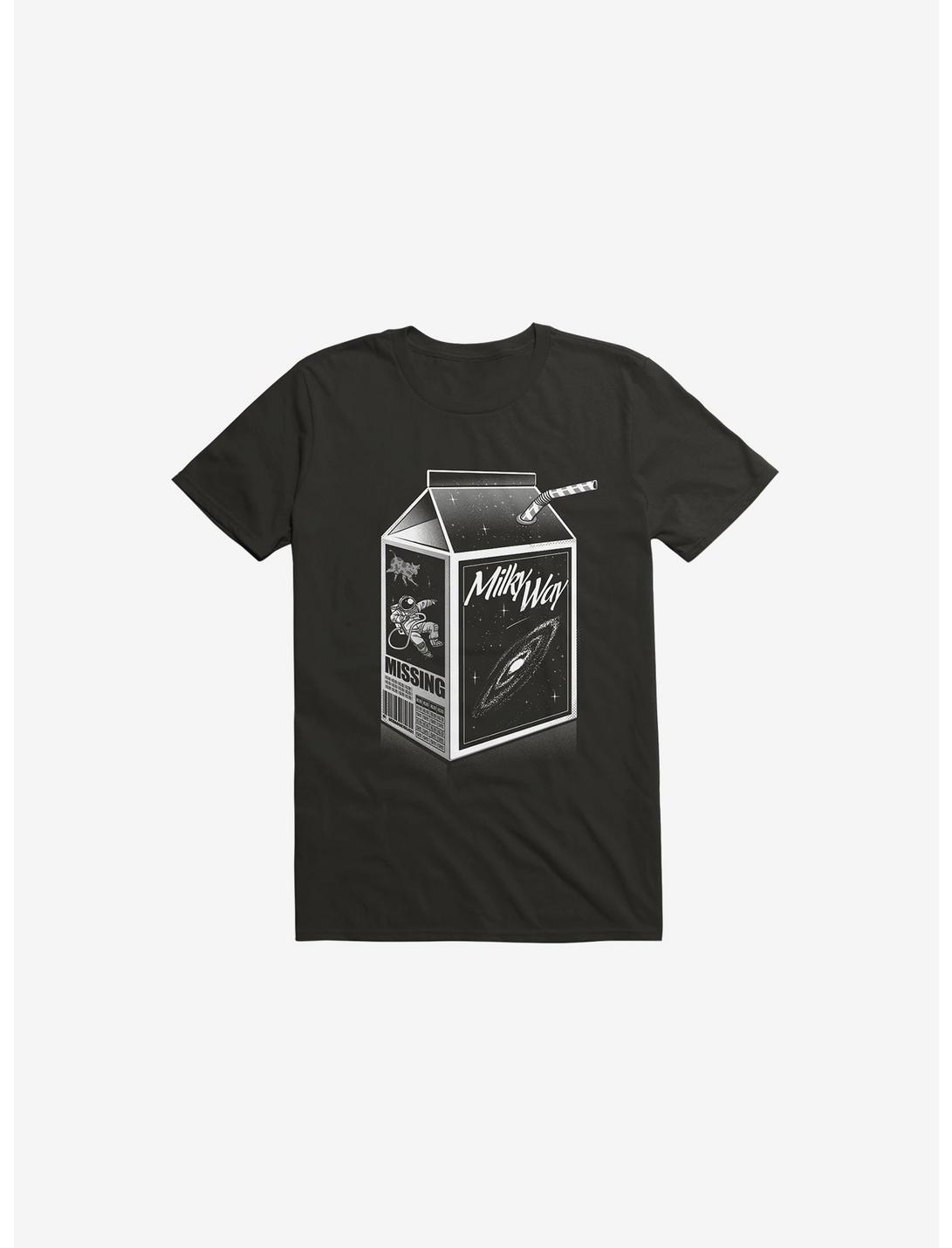 Milk Way Black T-Shirt, BLACK, hi-res
