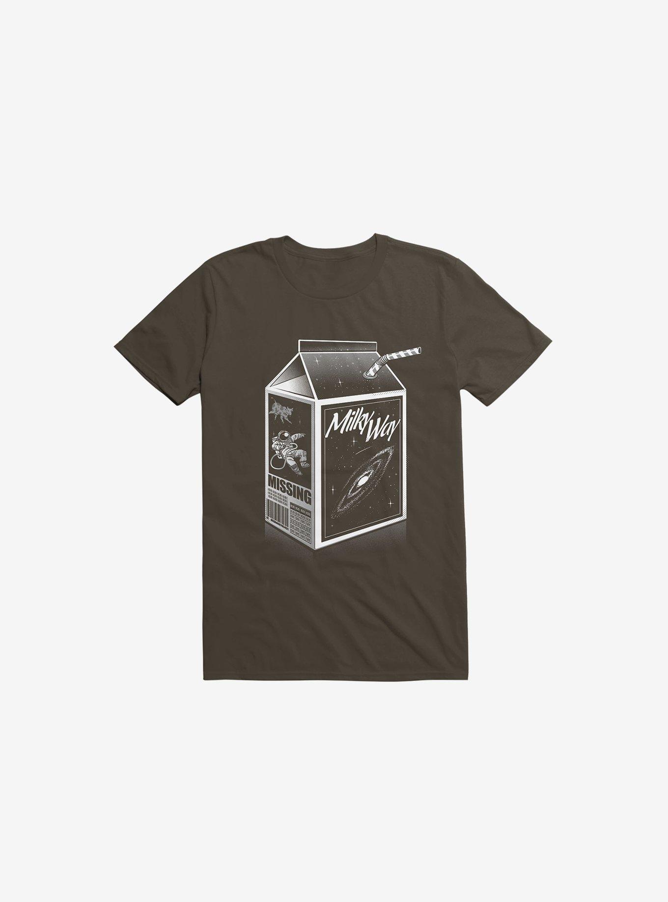 Milk Way Brown T-Shirt, BROWN, hi-res