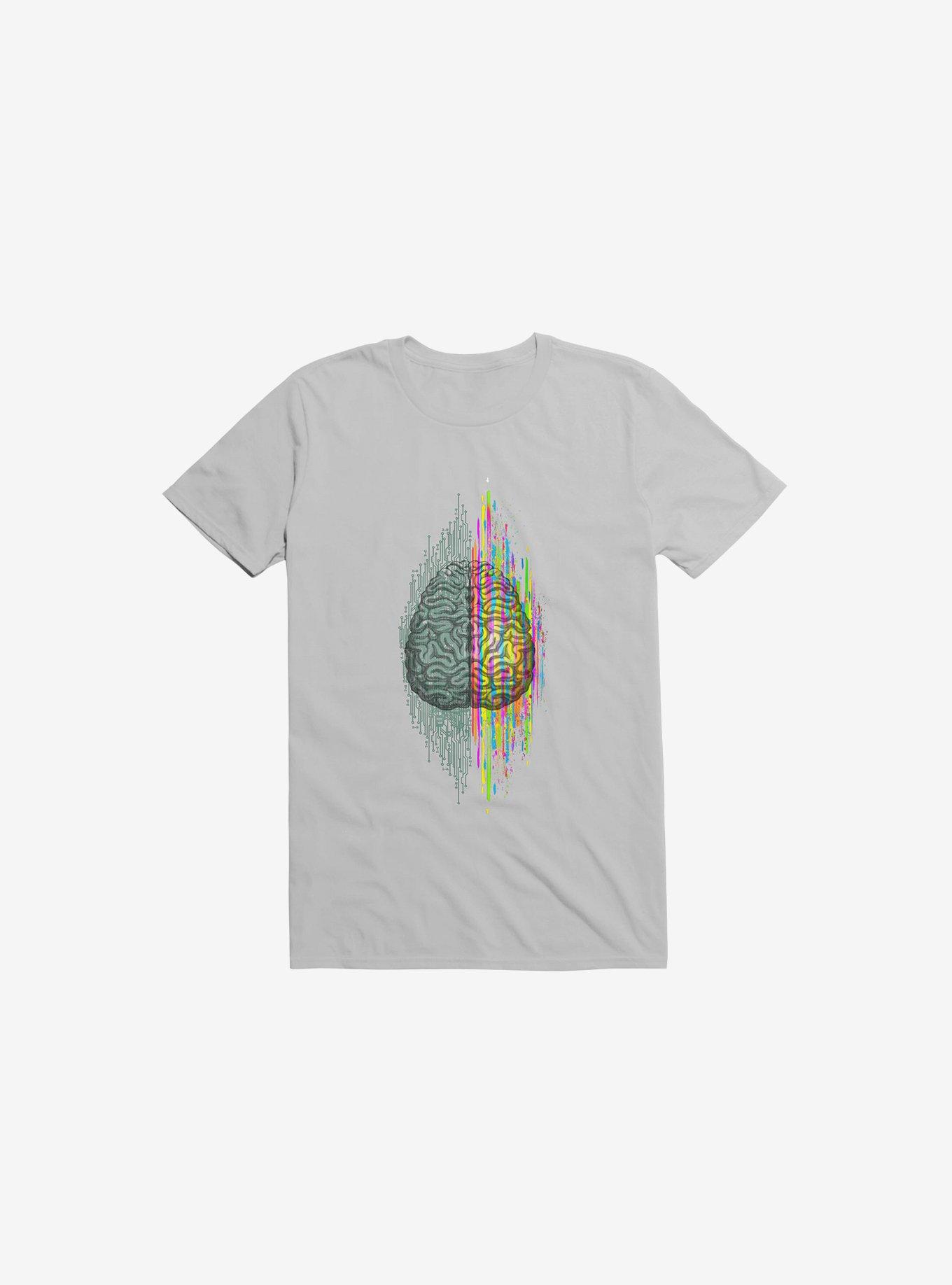 The Mind Brain Dichotomy Ice Grey T-Shirt