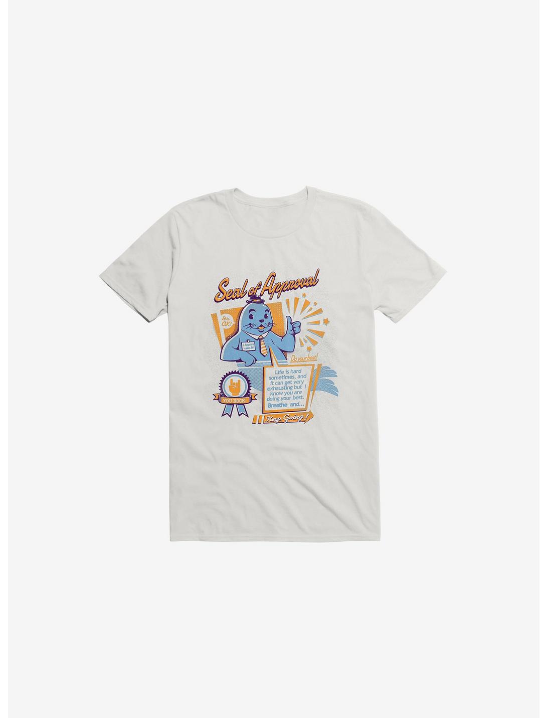 Seal Of Approval T-Shirt, WHITE, hi-res