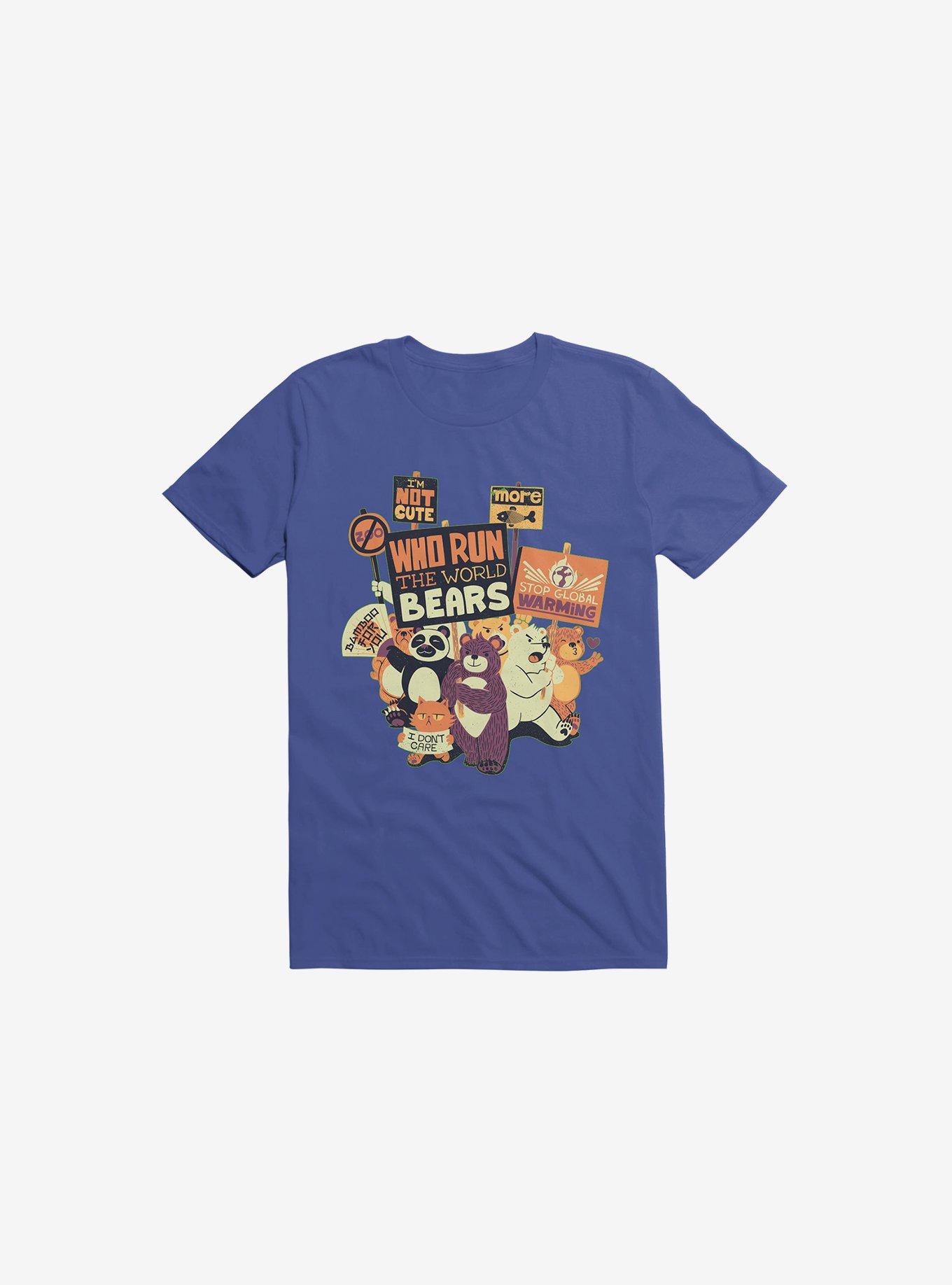 Who Run The World Bears T-Shirt, ROYAL, hi-res