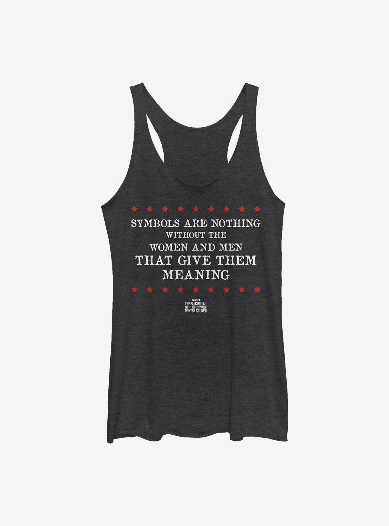 Marvel The Falcon And The Winter Soldier Symbols Are Nothing Girls Tank, , hi-res