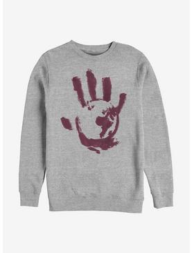 Marvel The Falcon And The Winter Soldier Bloody Hand Crew Sweatshirt, , hi-res